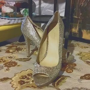 INC glitter heels